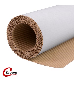 Двухслойный гофрокартон