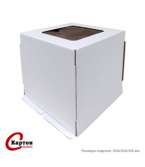 Коробка под торт с окном