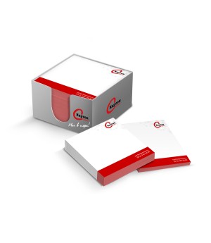 Кубарики с бумагой для записей