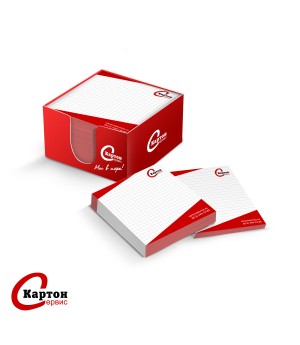 Кубарики с бумагой для записей